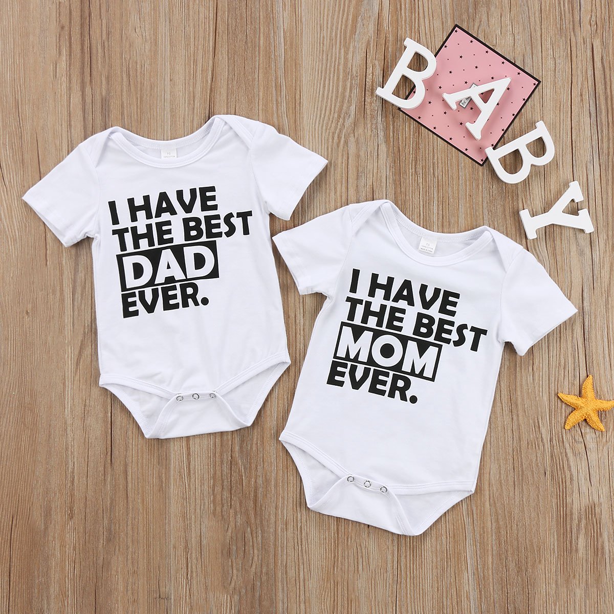 Best Dad and Mom Romper