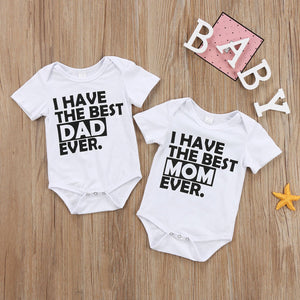 Best Dad and Mom Romper