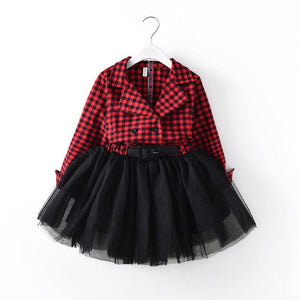 Girls Checkered Dress