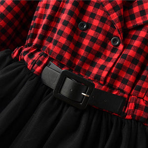 Girls Checkered Dress
