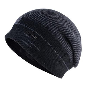 TQMSMY Knit Men Winter Hats for Men Knitting Keep Warm Beanies Hat Men's skullies Knit velvet Beanie Bonnet Scarf for Male TMC31