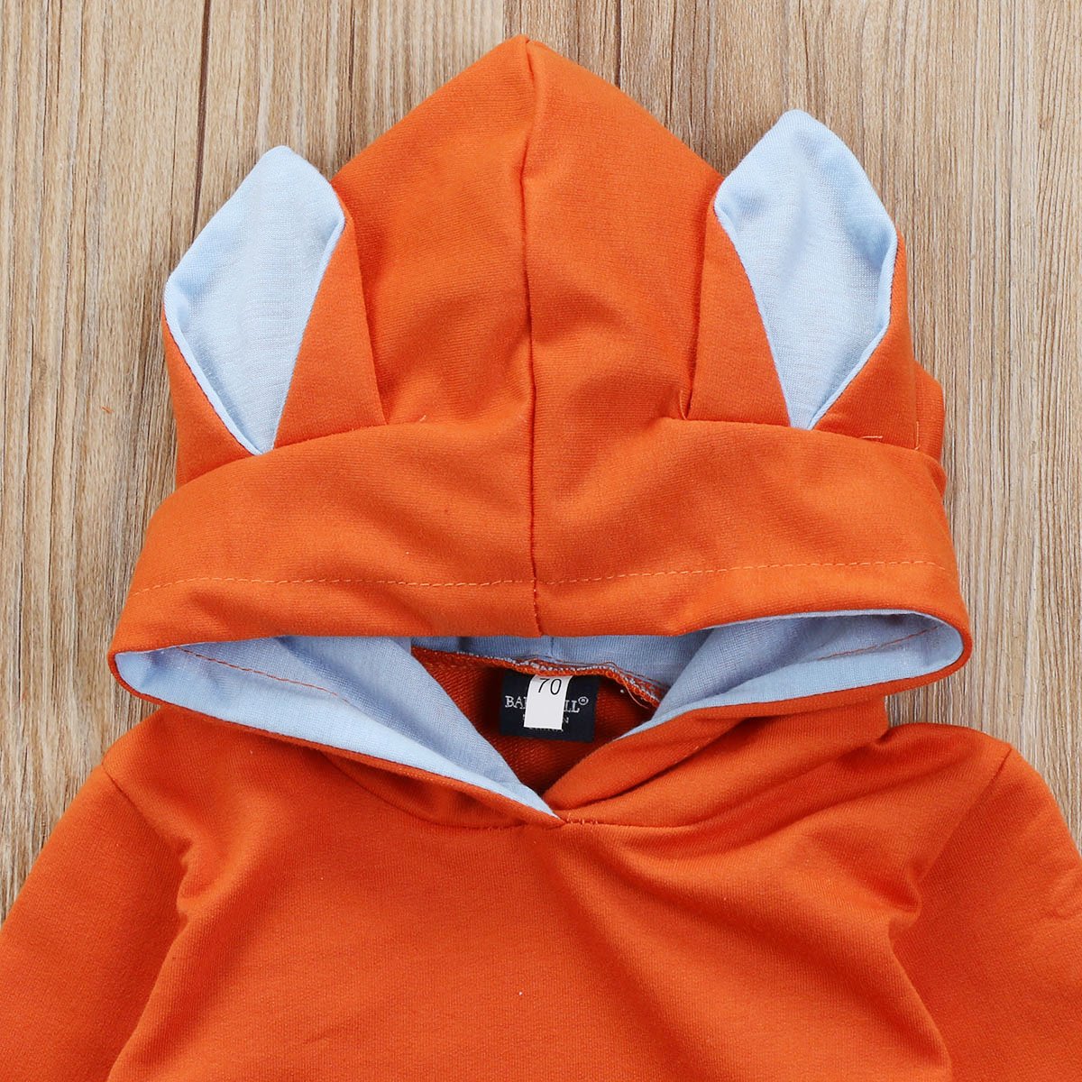 Orange Hoodie Jumpsuit