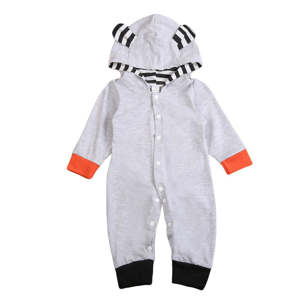 Cute Fox Hoodie Romper