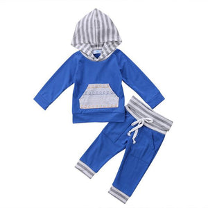 Hoodie Tops & Pants 2Pcs Outfits