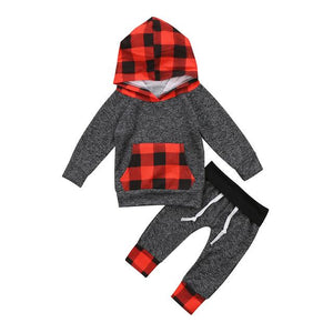 Hoodie Tops & Pants 2Pcs Outfits