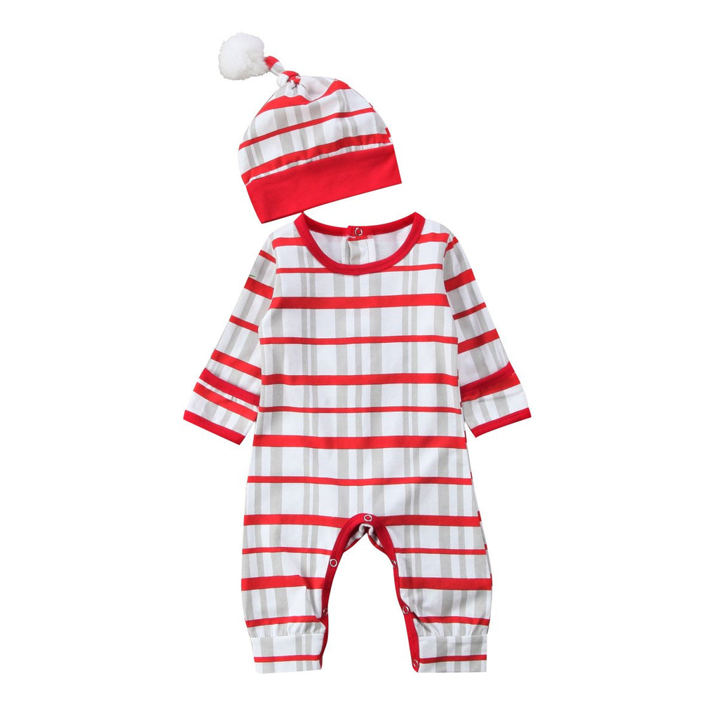 Xmas Striped Jumpsuit