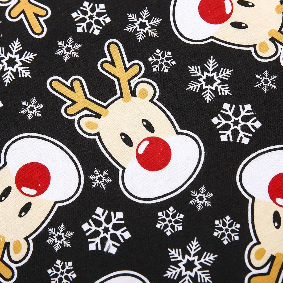 Christmas Flakes Deer Romper