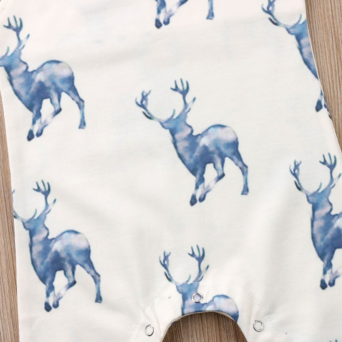 Blue Deer Romper