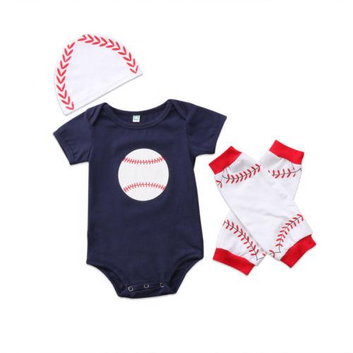 Baseball Baby Set
