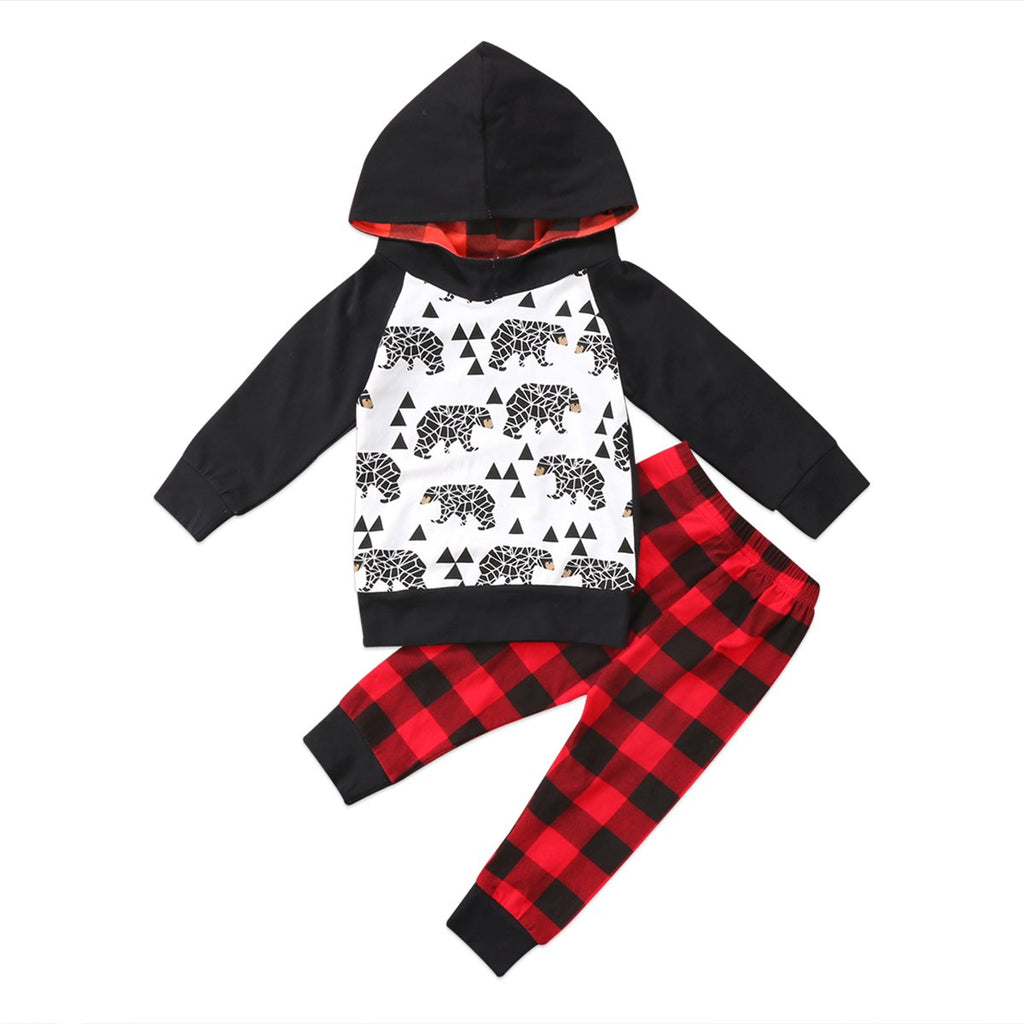 Bears Checkered Set