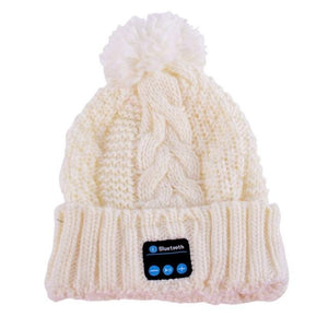 Soft Warm Beanie Hat Wireless Bluetooth Smart Cap Headphone Headset Speaker Mic wool Autumn winter warm Hat