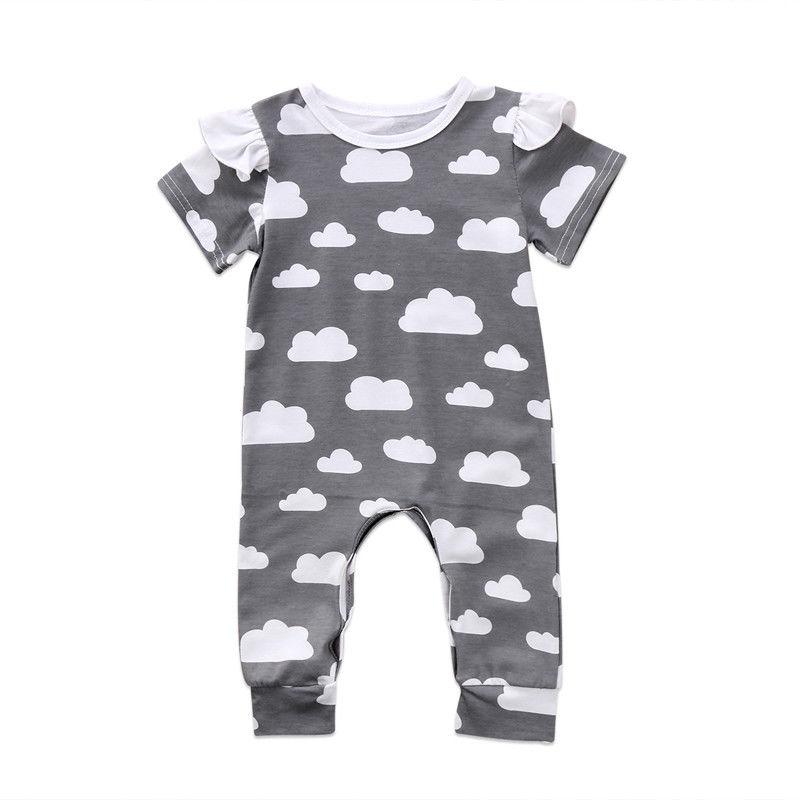 Clouds Ruffles Rompers