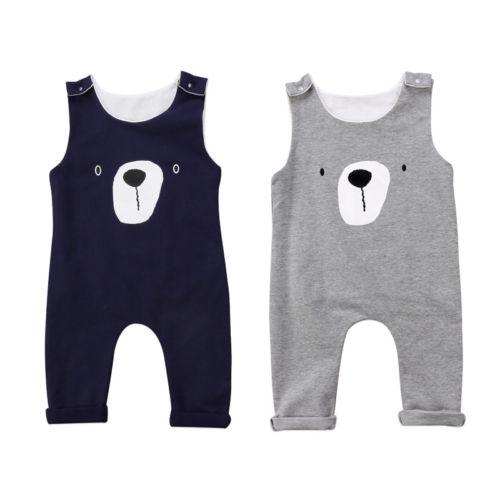 Baby Bear Sleeveless Romper