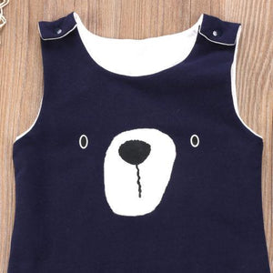 Baby Bear Sleeveless Romper