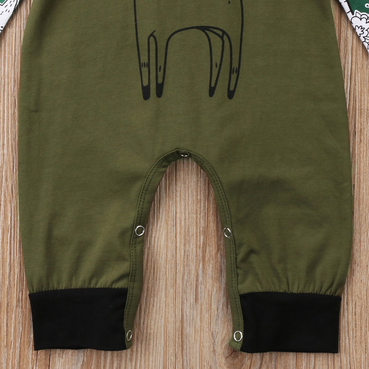 Olive Deer Romper