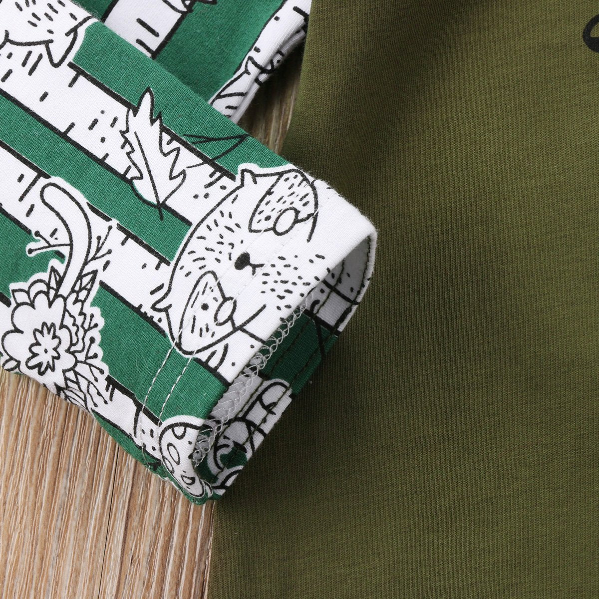 Olive Deer Romper