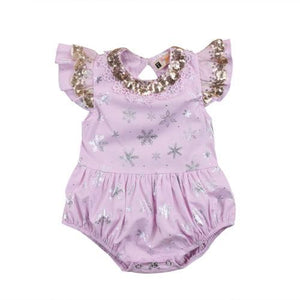 Snowflake Sparkling Romper