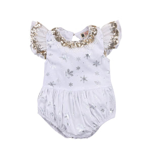 Snowflake Sparkling Romper