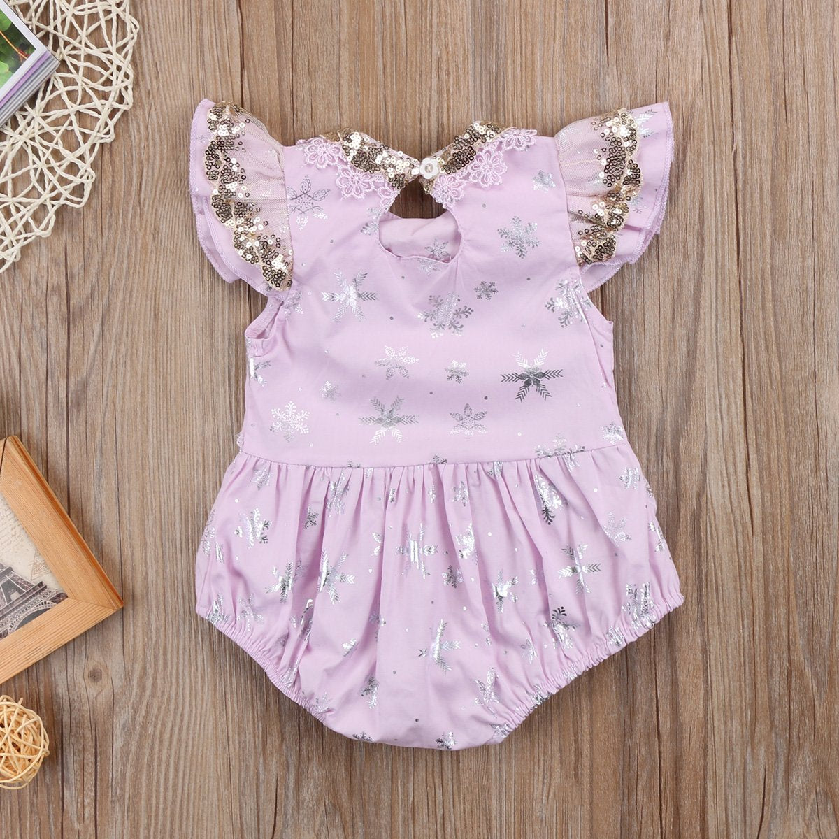 Snowflake Sparkling Romper