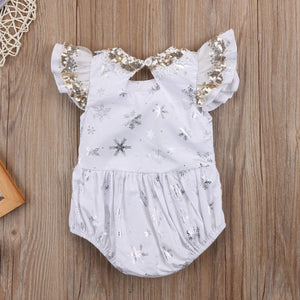 Snowflake Sparkling Romper