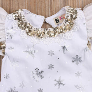 Snowflake Sparkling Romper