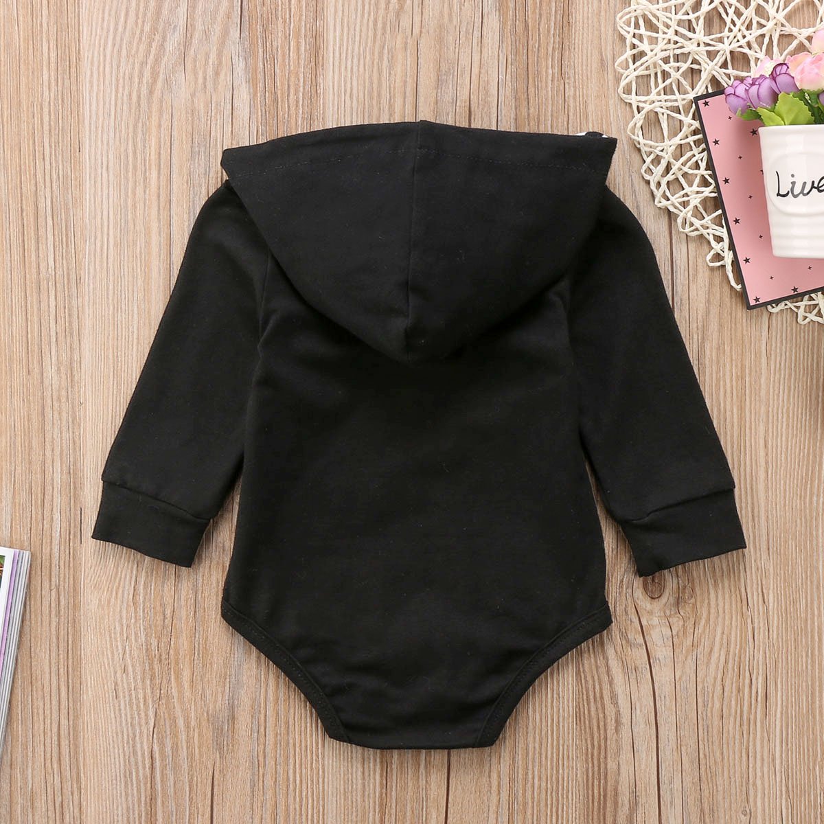 Cool Black Baby Romper
