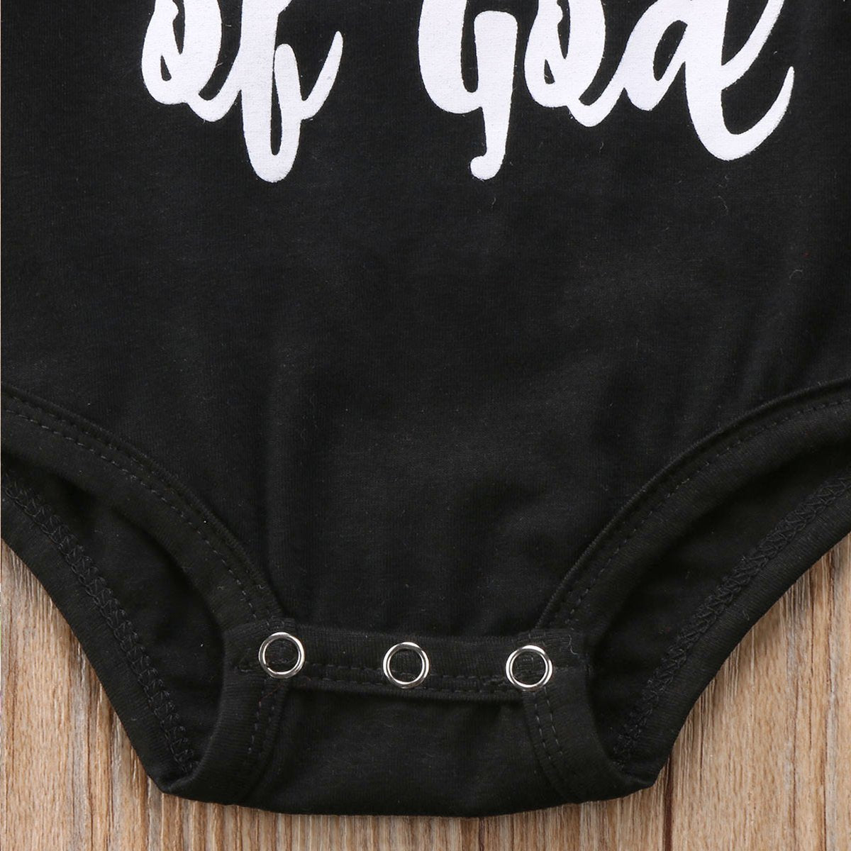 Cool Black Baby Romper
