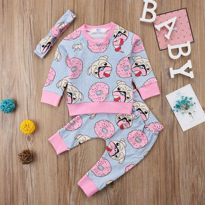 Pugs Donuts Set