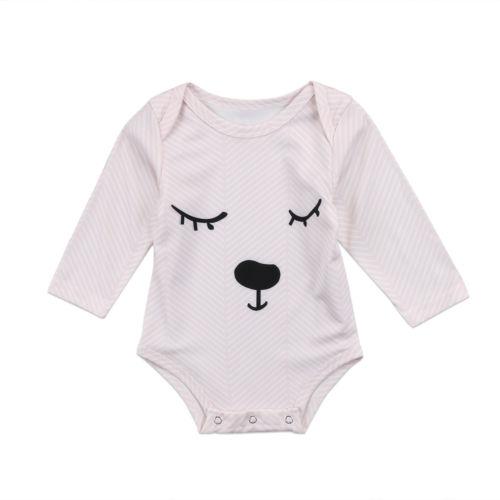 Pink Bear  Romper