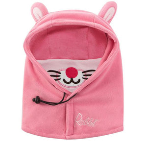[AETRENDS] 2017 New Cute Lovely Character Masked Hood Cap Size 48CM 52CM Children Beanie Hats for Kids 2~8 Years Old Z-6174