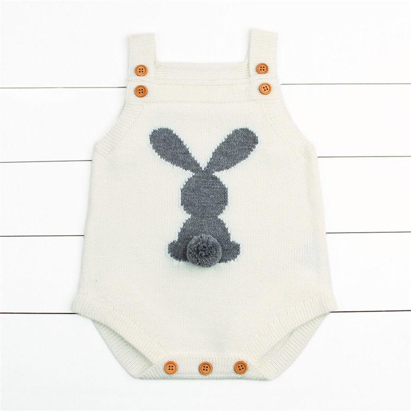 Rabbit Knitted Romper