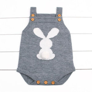 Rabbit Knitted Romper