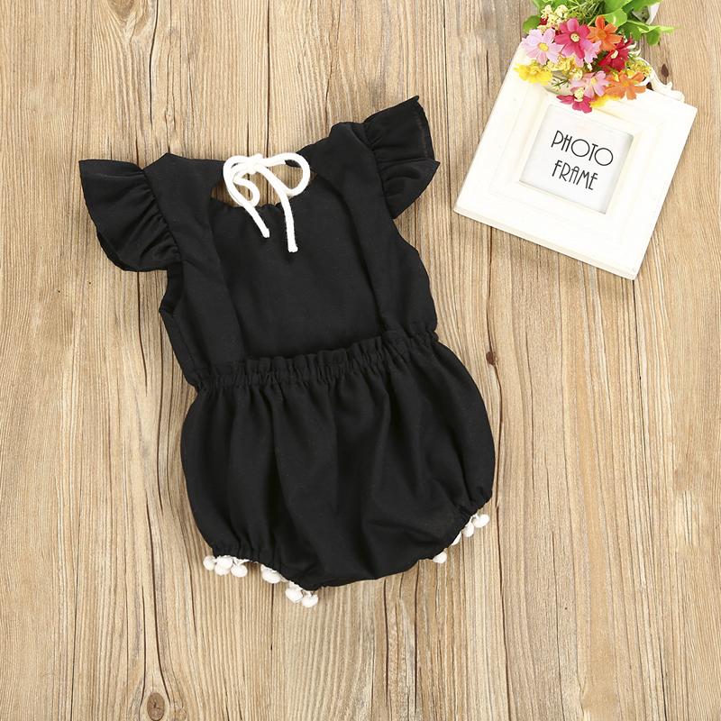 Black & White Lace Romper