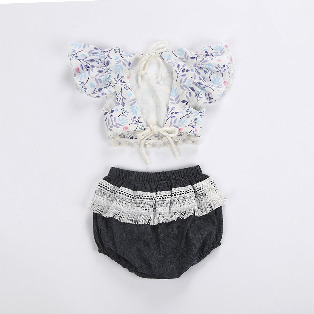 Baby Girls Flower Outfit