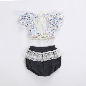 Baby Girls Flower Outfit