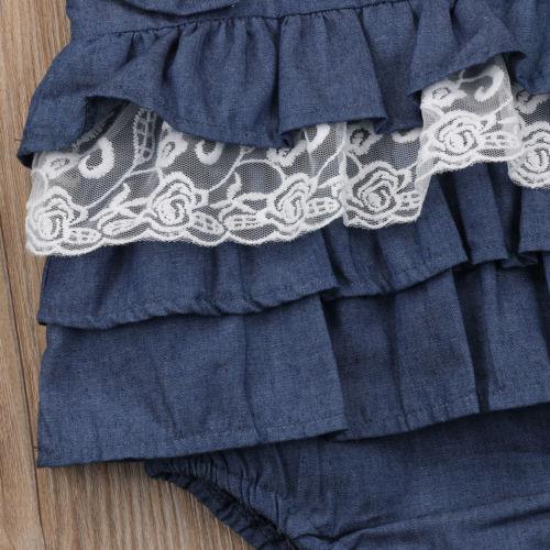 Denim Blue Romper