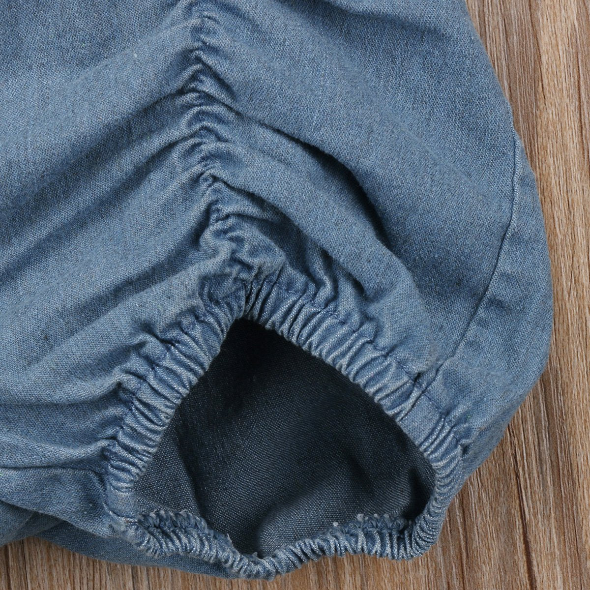 Baby Girl Denim Jeans Romper