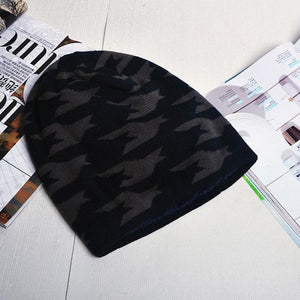 2017 Thicker Camouflage Camo Men Warm Enough Winter Hat Beanie Hats Male Baggy Knitted Skullies Bonnet Bonnet Adult Cap Beanies