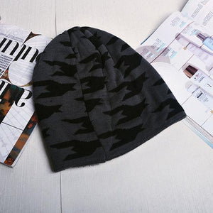 2017 Thicker Camouflage Camo Men Warm Enough Winter Hat Beanie Hats Male Baggy Knitted Skullies Bonnet Bonnet Adult Cap Beanies