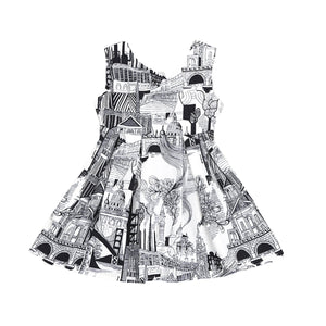 Party Black & White Dress