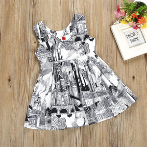 Party Black & White Dress