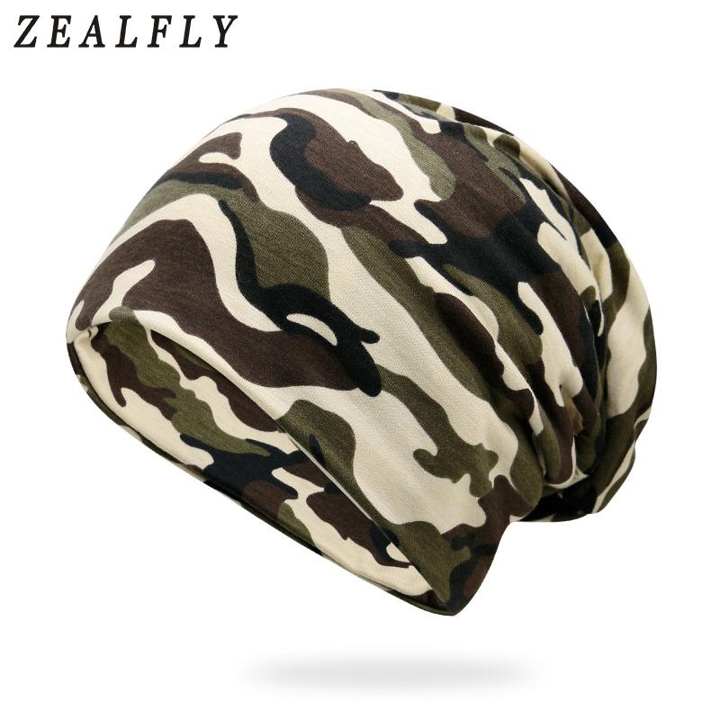 Hot Multifunctional 3 In 1 Camouflage Scarf Neck Warmer Beanie Hat Men Woman Winter Hats Brand Stocking Female Caps