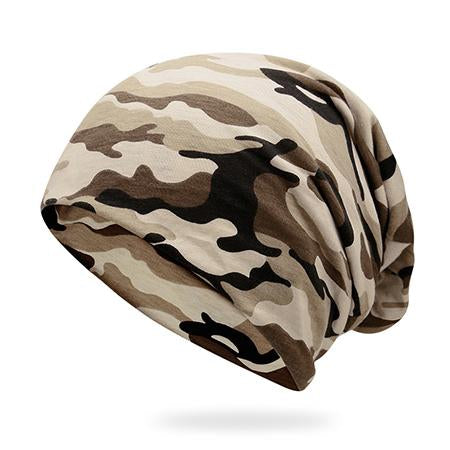 Hot Multifunctional 3 In 1 Camouflage Scarf Neck Warmer Beanie Hat Men Woman Winter Hats Brand Stocking Female Caps