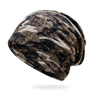 Hot Multifunctional 3 In 1 Camouflage Scarf Neck Warmer Beanie Hat Men Woman Winter Hats Brand Stocking Female Caps