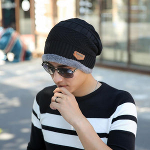 2017 Fashion Winter Hat Camo Camouflage Men Warm Enough Beanie Hats Male Baggy Knitted Skullies Bonnet Bonnet Adult Cap Beanies