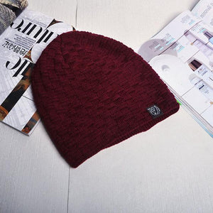 2017 Fashion Winter Hat Camo Camouflage Men Warm Enough Beanie Hats Male Baggy Knitted Skullies Bonnet Bonnet Adult Cap Beanies
