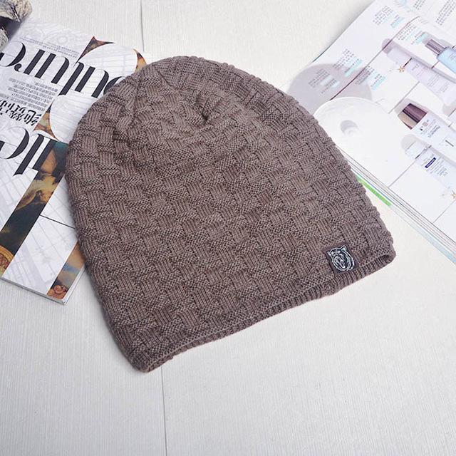 2017 Fashion Winter Hat Camo Camouflage Men Warm Enough Beanie Hats Male Baggy Knitted Skullies Bonnet Bonnet Adult Cap Beanies