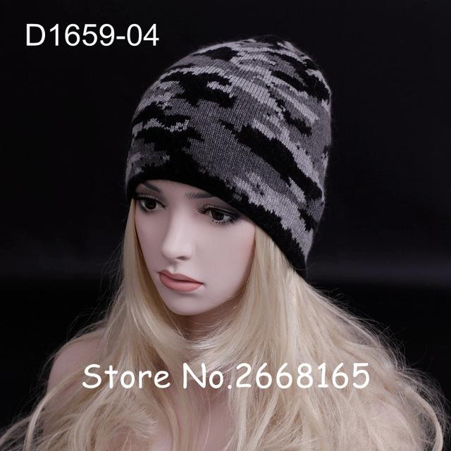 2016 Personality camouflage Unisex wool cap Double knitting warm Beanies hats Fashion Women & Men Super fashion streets caps