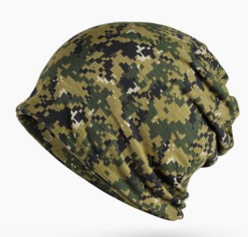 Beanies Hat Men Women Hat Female Fashion Camouflage Breathable Skullies Beanies Outdoor Windproof Multiple Uses Headwear Scarf