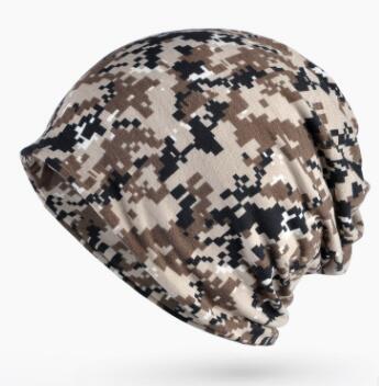 Beanies Hat Men Women Hat Female Fashion Camouflage Breathable Skullies Beanies Outdoor Windproof Multiple Uses Headwear Scarf